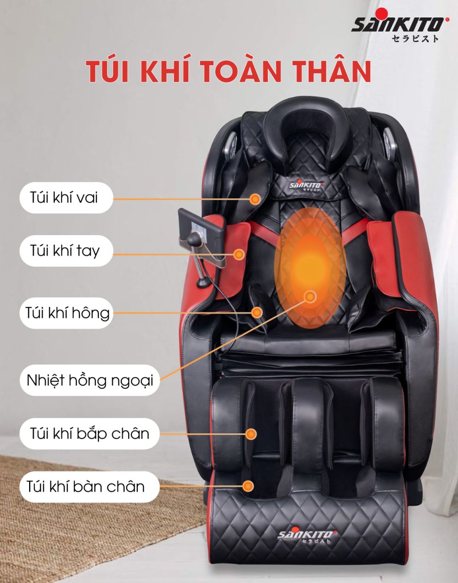 Chú ý đến các thông số kỹ thuật của ghế massage để thuận tiện hơn trong việc di chuyển