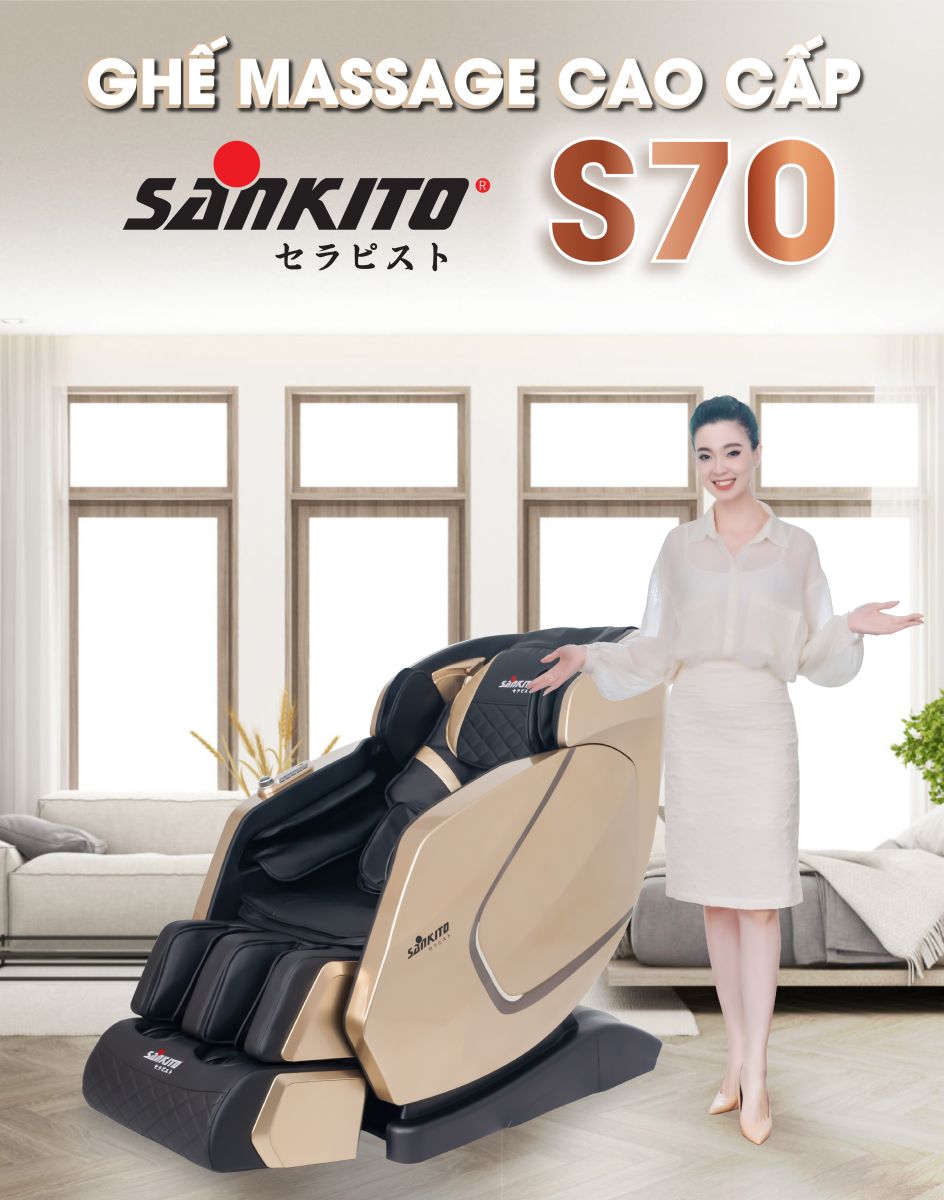 Ghế Massage Sankito S 70 Chính Hãng Giá Rẻ