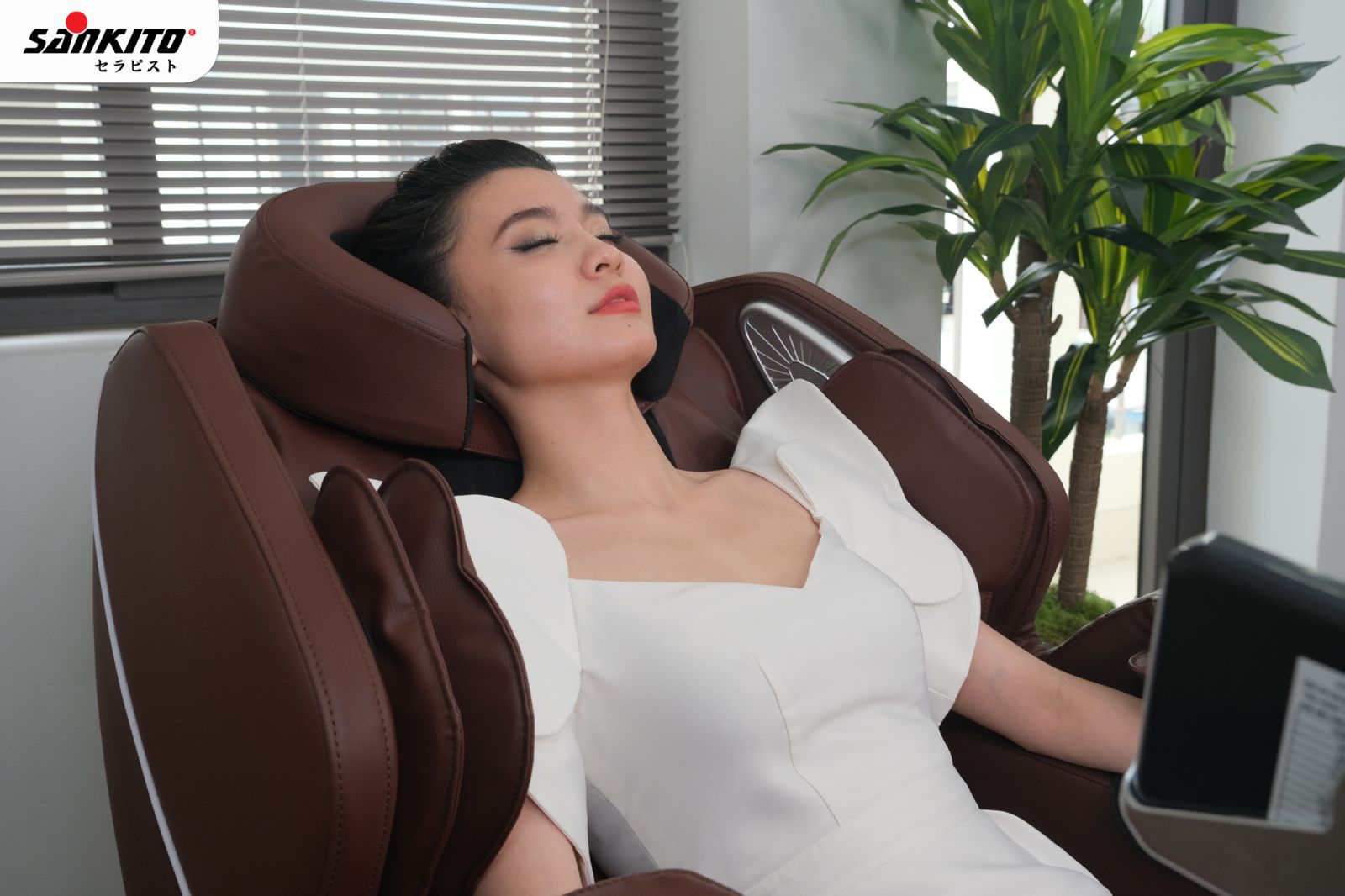Sử dụng ghế massage Sankito