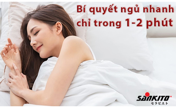 Mách bạn bí quyết ngủ nhanh trong vòng 1- 2 phút