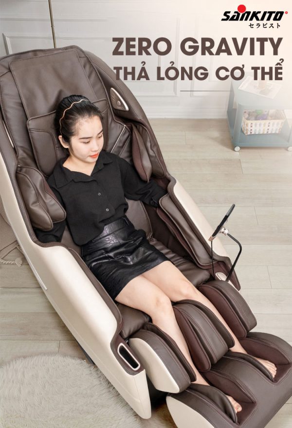 Lợi ích thư giãn của ghế massage không trọng lực  