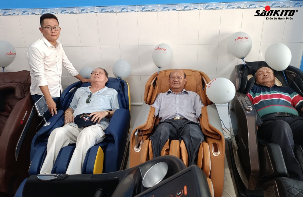 Trải nghiệm ghế massage Bình Thuận miễn phí