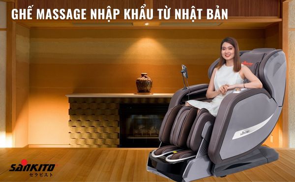 Ghế massage nhập khẩu từ Nhật Bản