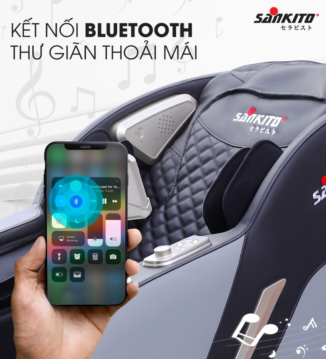 Kết nối Bluetooth thư giãn thoải mái