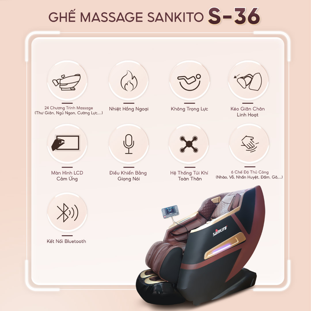 Ghế Massage Sankito S-36