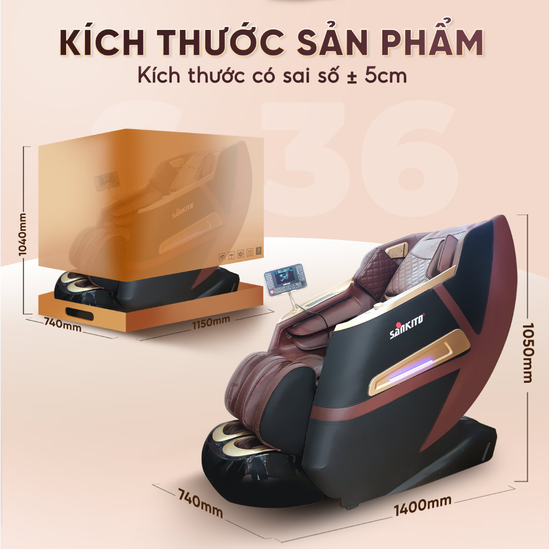 Ghế Massage Sankito S-36