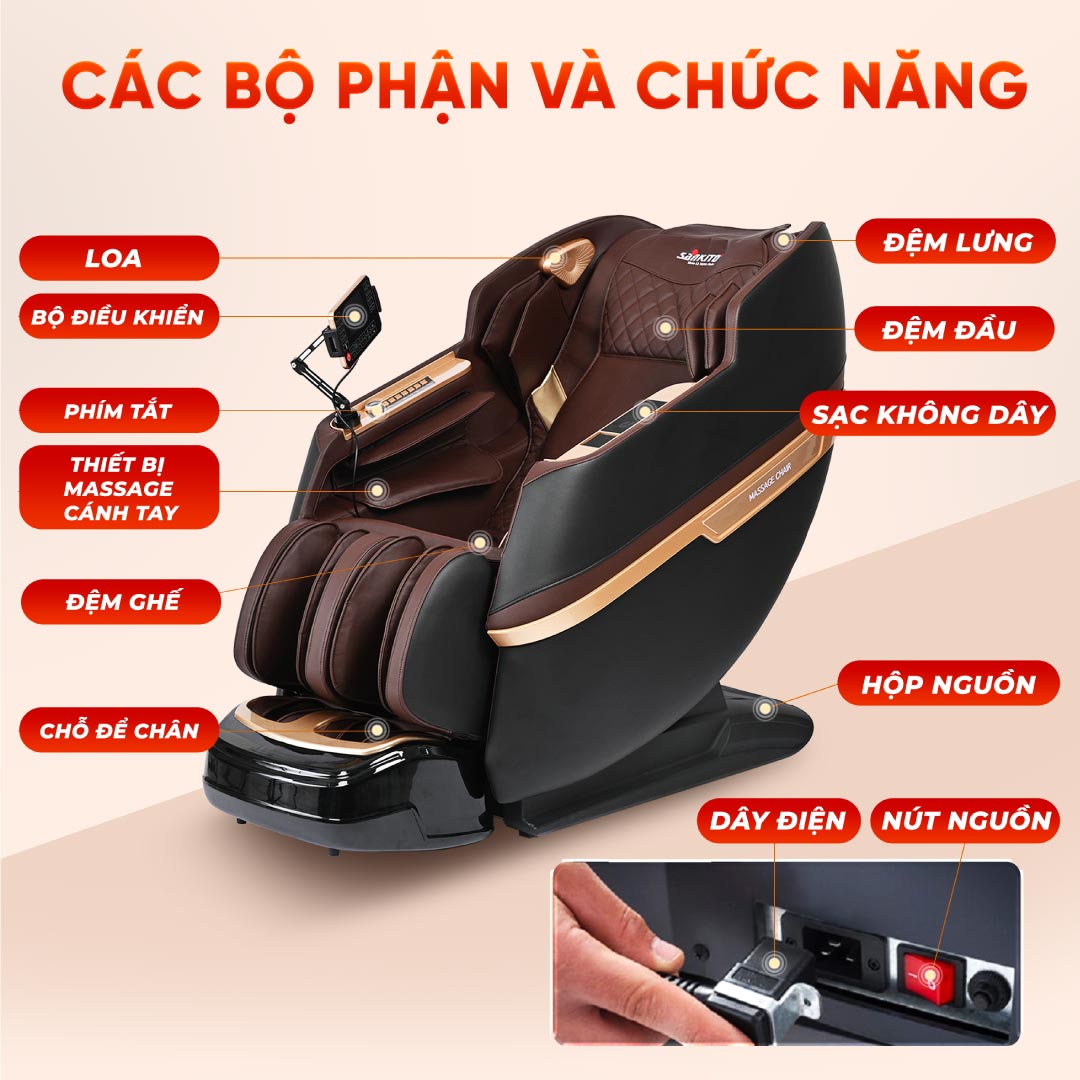 Ghế Massage Sankito S-696