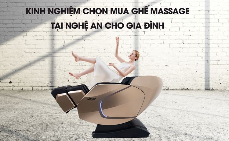 Kinh nghiệm chọn mua ghế massage tại Nghệ An cho gia đình