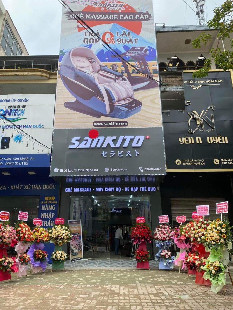 Thông tin mua ghế massage Sankito Thành Phố Vinh