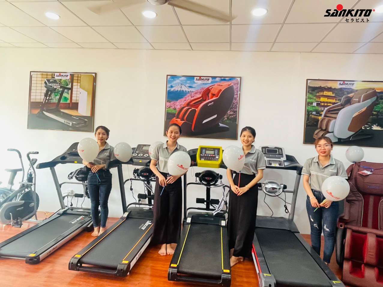 Máy chạy bộ Sankito - Xu hướng rèn luyện sức khỏe mới