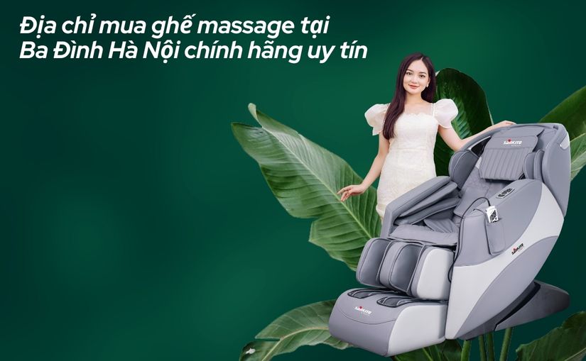 Địa chỉ mua ghế massage tại Ba Đình Hà Nội chính hãng uy tín