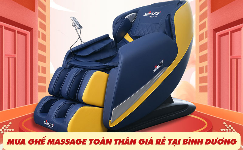 Mua ghế massage toàn thân giá rẻ tại Bình Dương