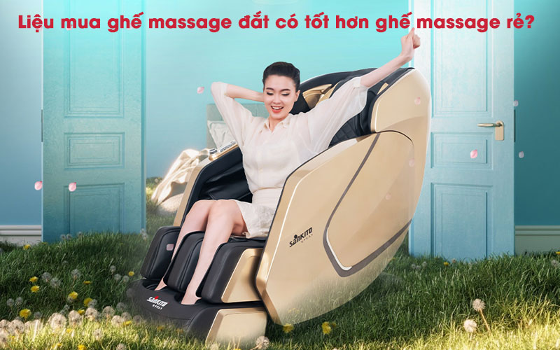 Liệu mua ghế massage đắt có tốt hơn ghế massage rẻ?