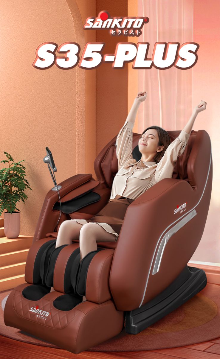 Ghế massage Sankito S-35 Plus | Zero Gravity xóa tan áp lực